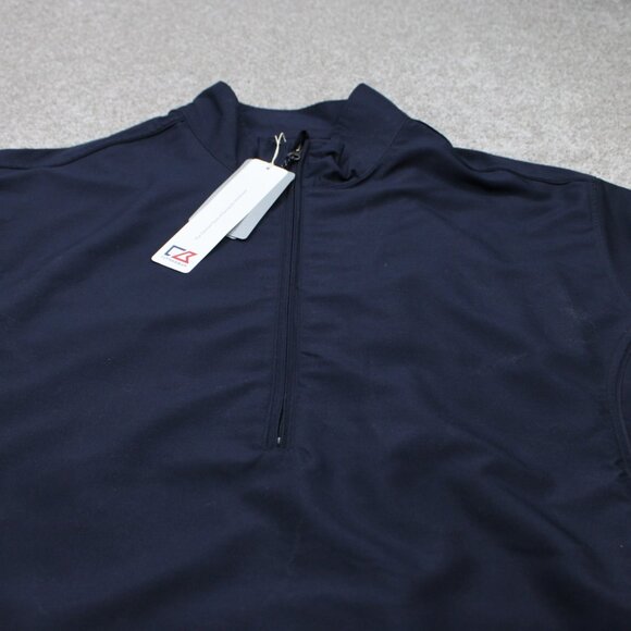 Cutter & Buck CB Windtec Jacket NWT Mens XLT Blue Astute Convertible Golf Coat - Picture 2 of 16
